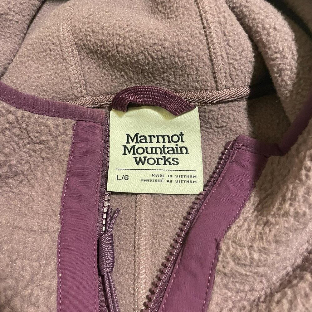 Marmot Women's Super Aros Fleece Hoodie, Large EUC - Picture 8 of 8